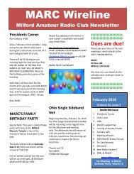 Milford Amateur Repeater Association